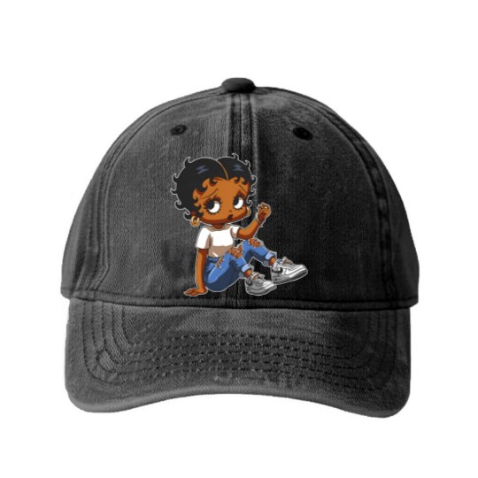 Discover Betty Boop Washed Denim Baseball Caps, betty boop Washed Denim Baseball Caps