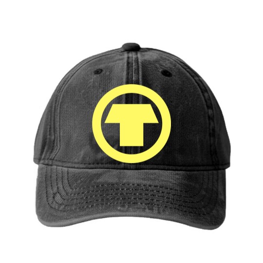 Discover Terra Teen Titans  Symbol Washed Denim Baseball Caps