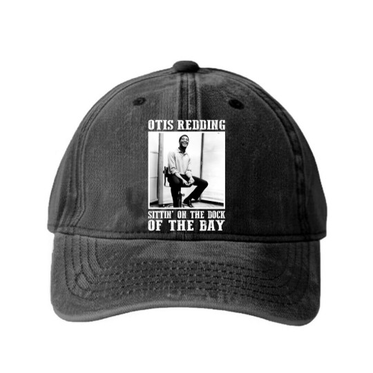 Discover Otis Redding The Dock Of The Bay Washed Denim Baseball Caps