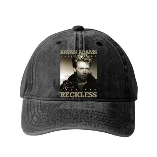 Discover Vtg Bryan Adams Washed Denim Baseball Caps, Gift For Fans