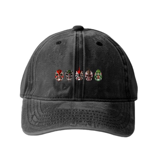 Discover The Five Deadly Venoms Washed Denim Baseball Caps