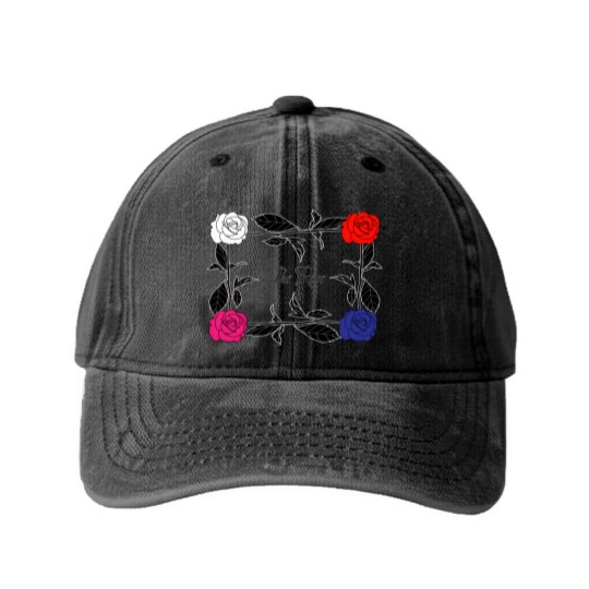 Discover The Rose Kpop Band Washed Denim Baseball Caps