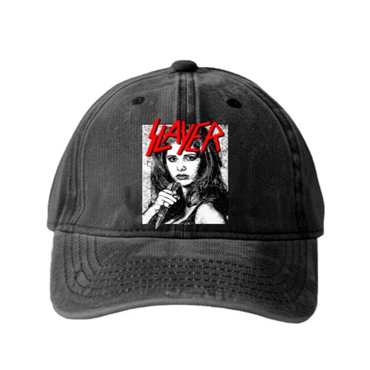 Discover Buffy The Vampire Slayer Halloween Lieben Movie Washed Denim Baseball Caps
