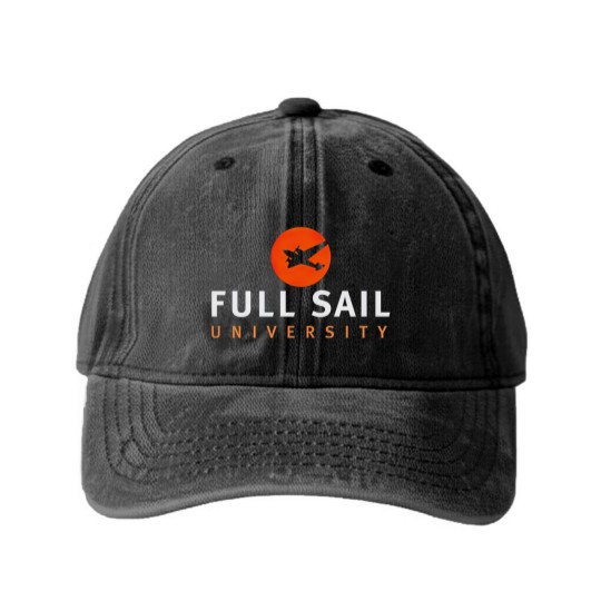Discover Full Sail University Washed Denim Baseball Caps