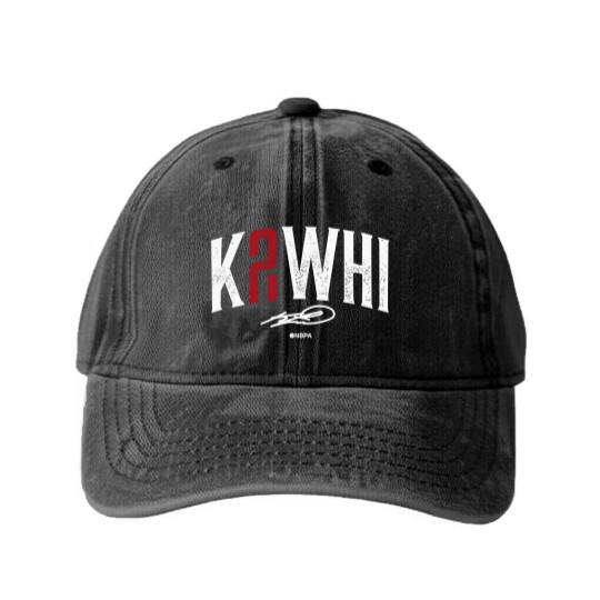 Discover Kawhi Leonard Kawhi Leonard Name Number Washed Denim Baseball Caps