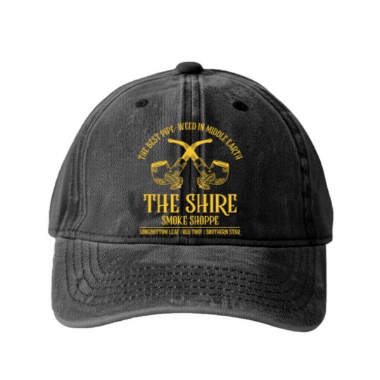 Discover The Shire Smoke Shoppe Washed Denim Baseball Caps