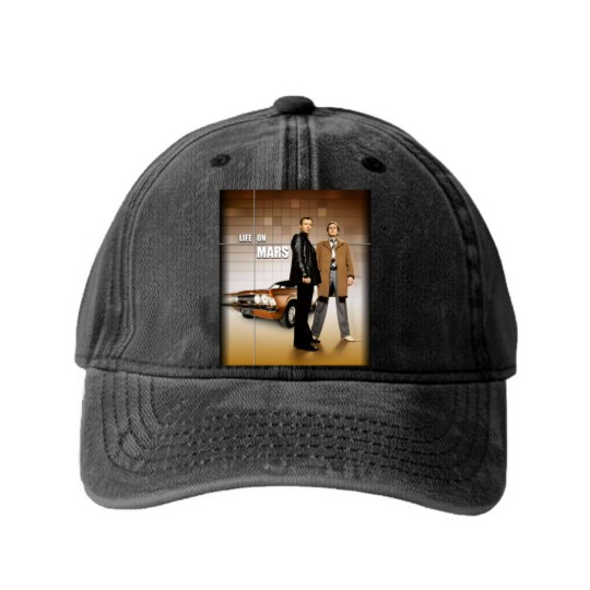 Discover Life on Mars Washed Denim Baseball Caps