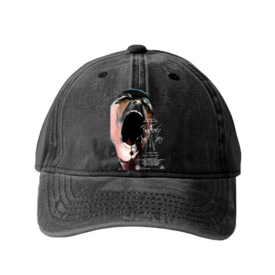 Discover The Pink Wall Poster Washed Denim Baseball Caps