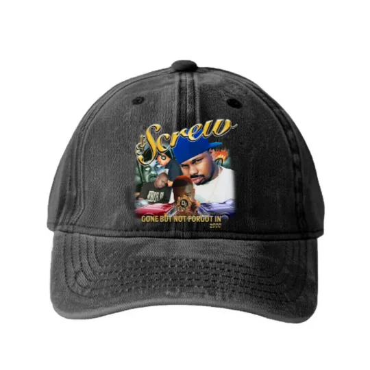 Discover DJ SCREW | Dj Screw Washed Denim Baseball Caps Washed Denim Baseball Caps Washed Denim Baseball Caps | Dj Screw