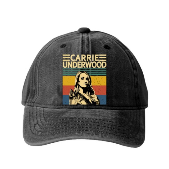 Discover Carrie Underwood Washed Denim Baseball Caps, Carrie Underwood Gift Washed Denim Baseball Caps