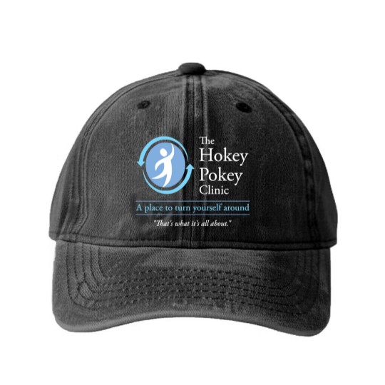 Discover The Hokey Pokey Clinic Washed Denim Baseball Caps