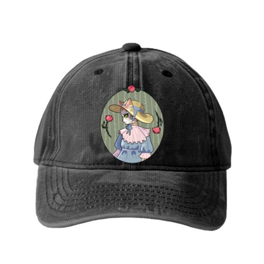 Discover Cat lady - Cat Lady - Washed Denim Baseball Caps