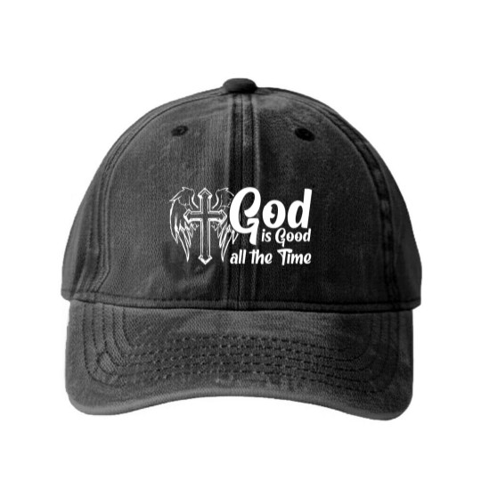 Discover Christian , christian files, christian christmas Washed Denim Baseball Caps