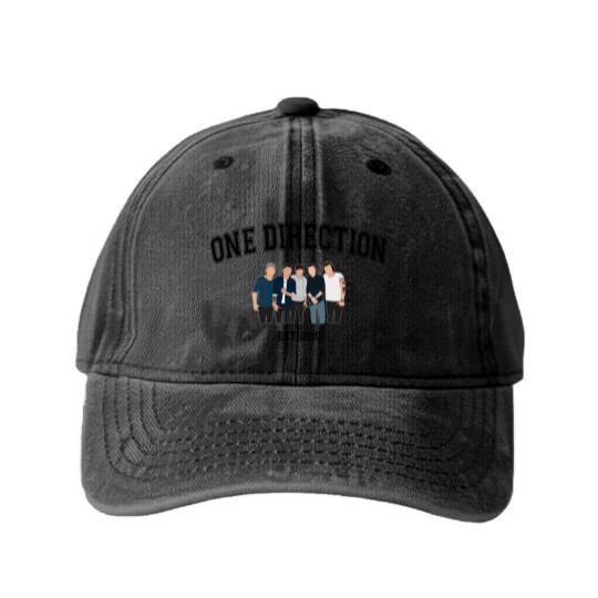 Discover Vintage One Direction Since 2010 Washed Denim Baseball Caps, One Direction Washed Denim Baseball Caps, One Direction Merch