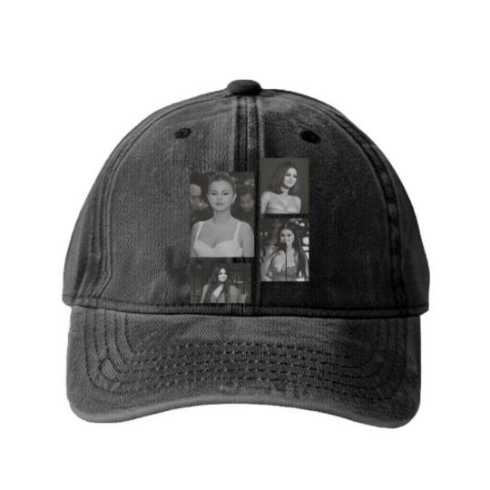 Discover Selena Gomez Washed Denim Baseball Caps, Limited Selena Gomez Washed Denim Baseball Caps