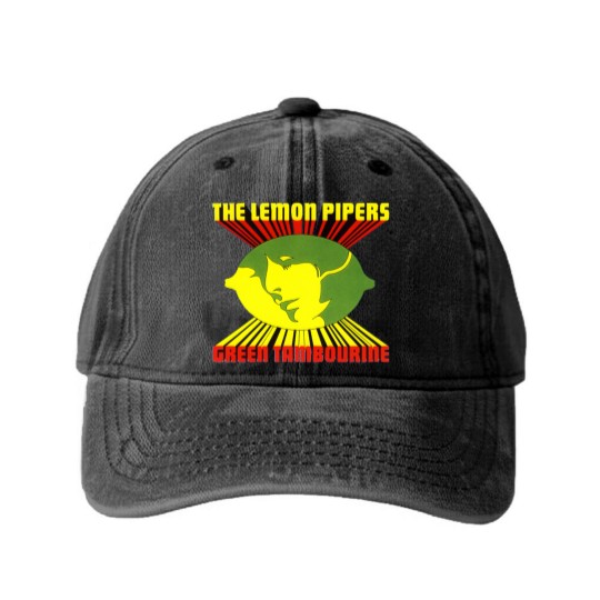 Discover Green Tambourine Washed Denim Baseball Caps