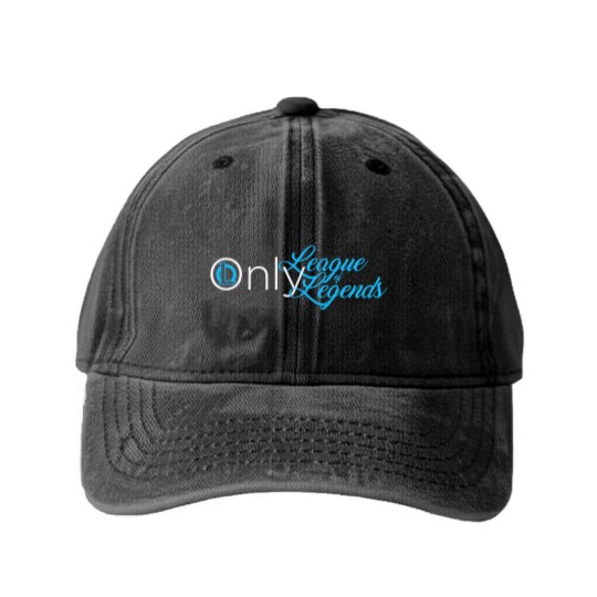 Discover Only League Of Legends OF Funny League Of Legends Washed Denim Baseball Caps meme Unisex League of Legends