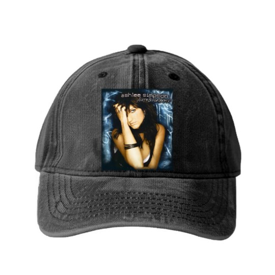 Discover Ashlee Simpson Autobiography Washed Denim Baseball Caps