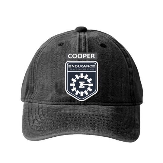 Discover Interstellar Washed Denim Baseball Caps