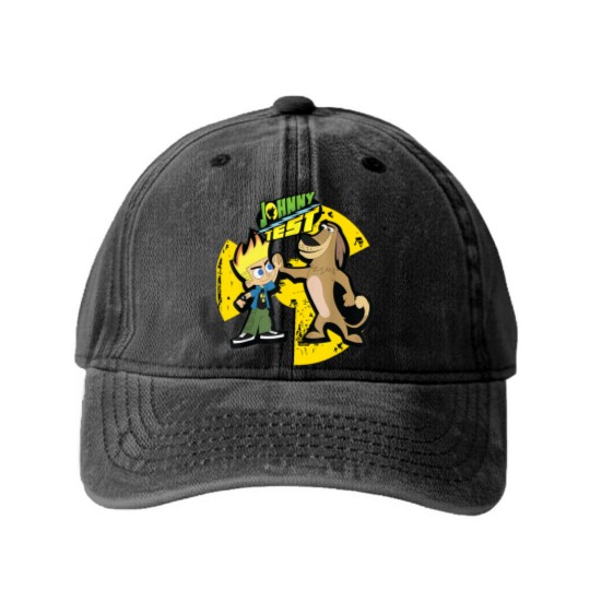 Discover Johnny Test Washed Denim Baseball Caps
