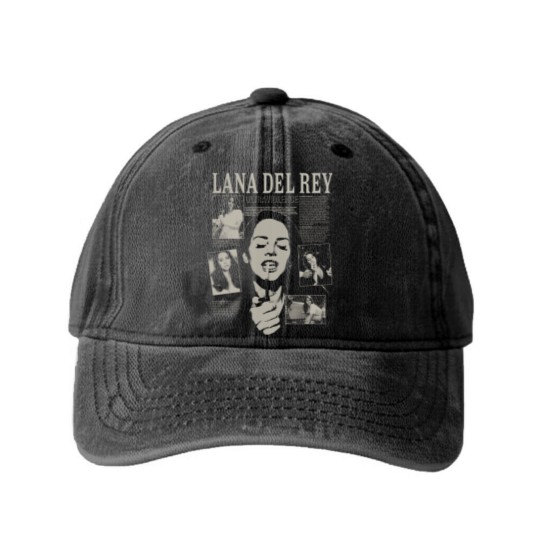 Discover Lana Del Rey Vintage-Washed Denim Baseball Caps