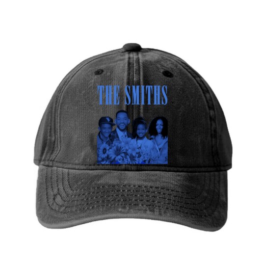 Discover The Smiths Family Mashup Washed Denim Baseball Caps