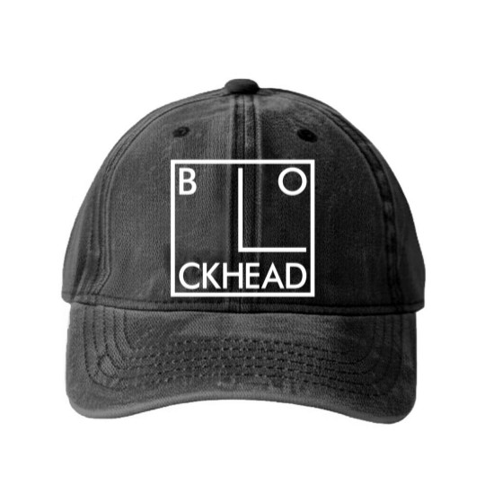 Discover Ian Dury and The Blockheads logo Washed Denim Baseball Caps