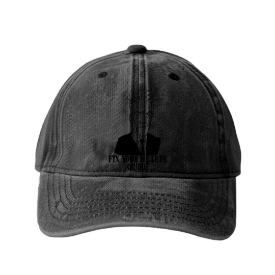Discover Fix Your Hearts or Die - David Lynch - Washed Denim Baseball Caps