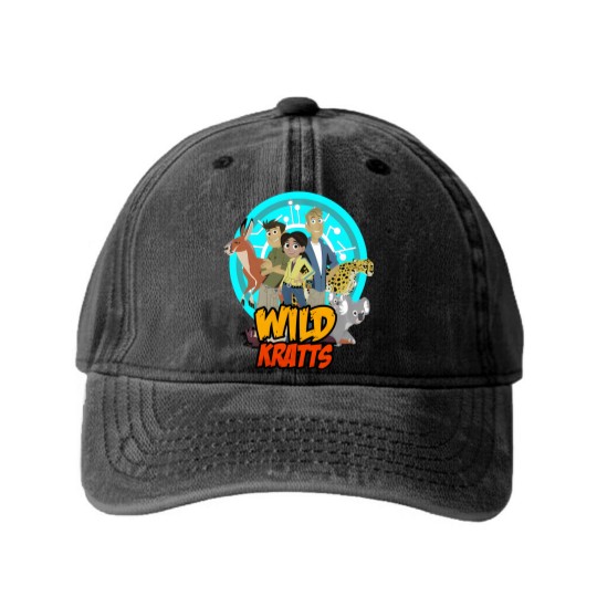 Discover Wild Kratts Birthday Washed Denim Baseball Caps, Wild Kratts Theme Party, Personalized Washed Denim Baseball Caps