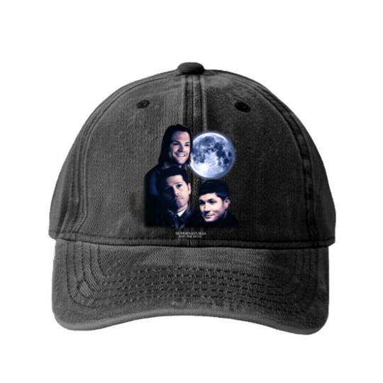 Discover Supernatural Washed Denim Baseball Caps