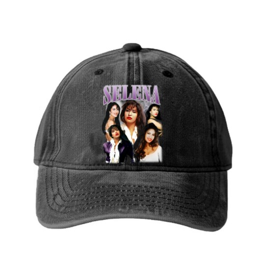 Discover Selena Quintanilla Washed Denim Baseball Caps