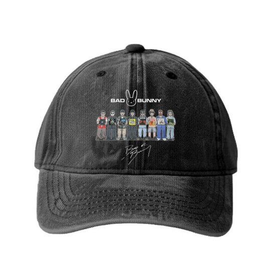 Discover All Albums  Bad Bunny New Album Washed Denim Baseball Caps, Debi Tirar Mas Fotos