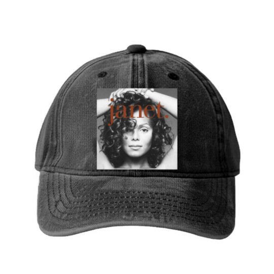 Discover Janet Jackson Washed Denim Baseball Caps