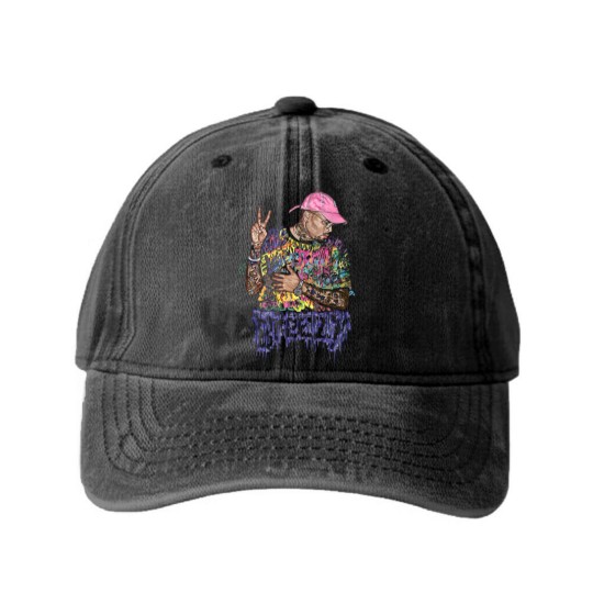 Discover Chris Brown Washed Denim Baseball Caps