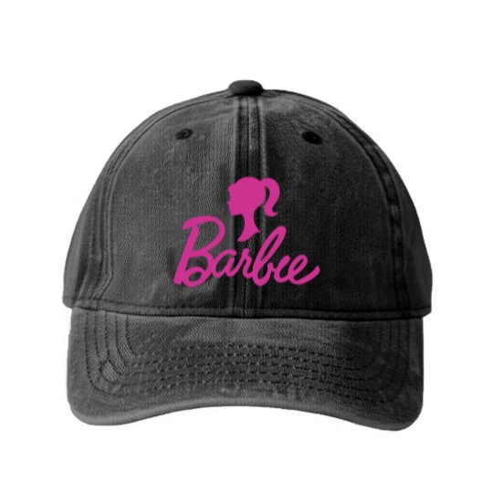 Discover Barbie Doll 2023 Washed Denim Baseball Caps, Barbie V3 Washed Denim Baseball Caps, Vintage Doll Washed Denim Baseball Caps