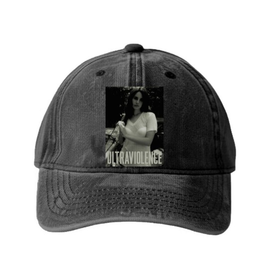 Discover Lana Del Rey Ultraviolence Washed Denim Baseball Caps, Vintage Fan