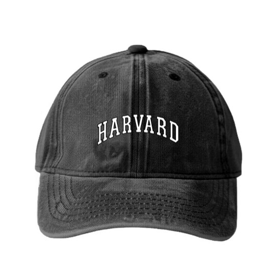 Discover Vintage Harvard University Washed Denim Baseball Caps