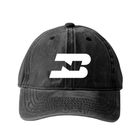 Discover Bn Burlington Northern Railroad Washed Denim Baseball Caps