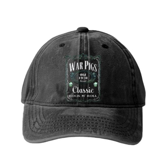 Discover Classic Rock Washed Denim Baseball Caps