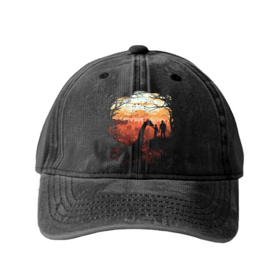 Discover The Last Of Us The Last of Us Garden Flags Washed Denim Baseball Caps