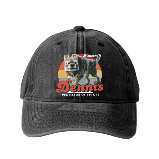Discover Kids Minecraft Washed Denim Baseball Caps, Dennis Washed Denim Baseball Caps for Gamers