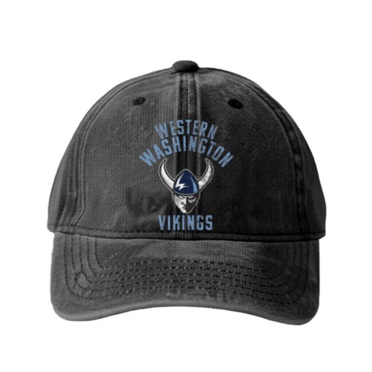 Discover western washington university vikings large Washed Denim Baseball Caps