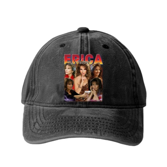 Discover Erica Kane Washed Denim Baseball Caps, All My Children Fans, Homage Erica Kane 90s Washed Denim Baseball Caps, Movie Character Washed Denim Baseball Caps