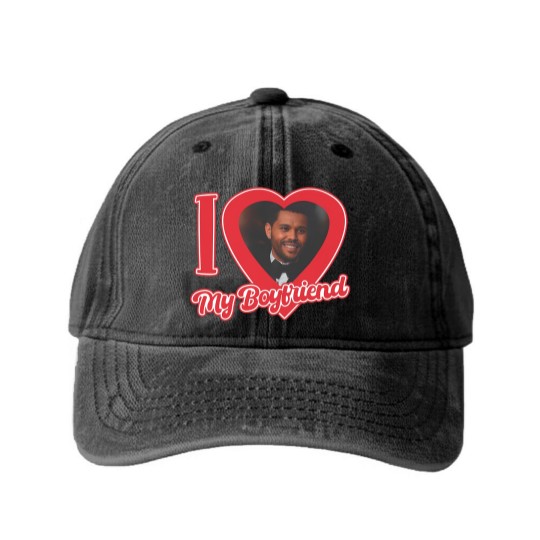 Discover I Love My Boyfriend Weeknd, Abel Unisex Heavy Cotton Washed Denim Baseball Caps