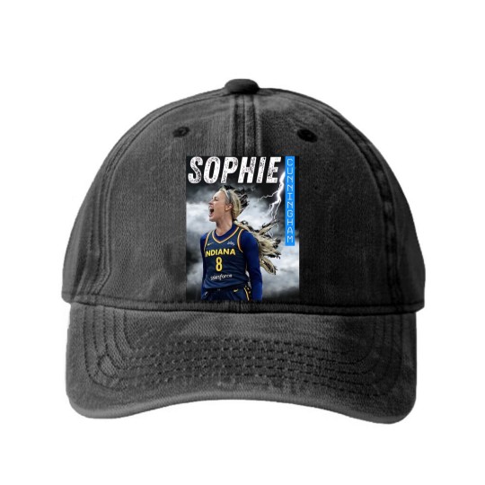 Discover Sophie Cunningham Graphic Washed Denim Baseball Caps, Basketball Fan Gifts