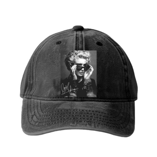 Discover Madonna 2024 Tour Washed Denim Baseball Caps, Madonna Fan Gift Washed Denim Baseball Caps