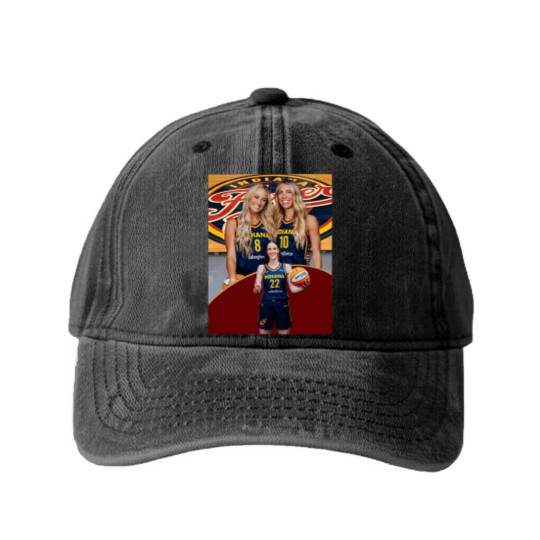Discover Lexie Hull & Sophie Cunningham Indiana Fever Vintage Trio Washed Denim Baseball Caps – Step Sisters Washed Denim Baseball Caps