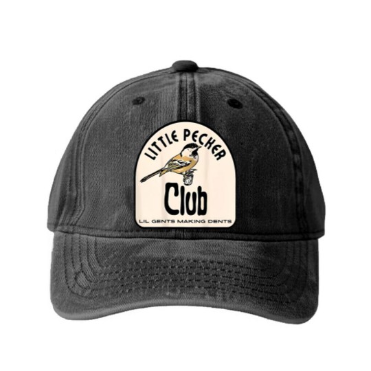 Discover Little Pecker Club Washed Denim Baseball Caps