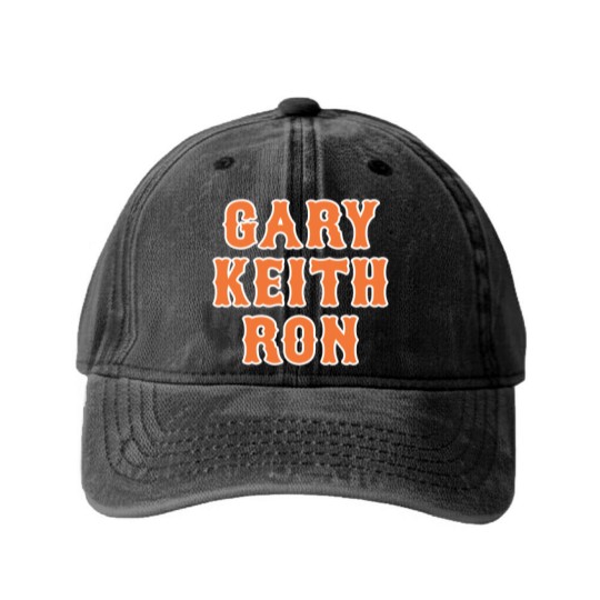 Discover GARY, KEITH, RON Washed Denim Baseball Caps