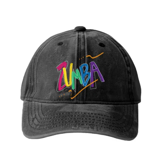 Discover Zumba Dance With stars Washed Denim Baseball Caps